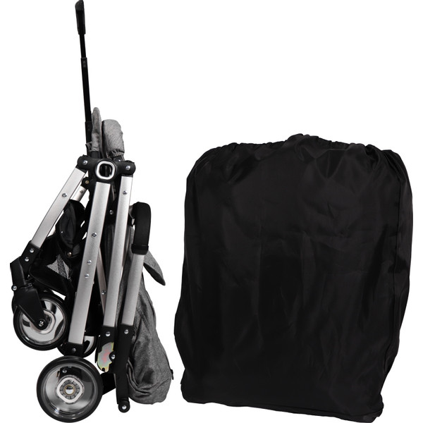 Ding Vivo Grey/Silver Wandelwagen DI-381702