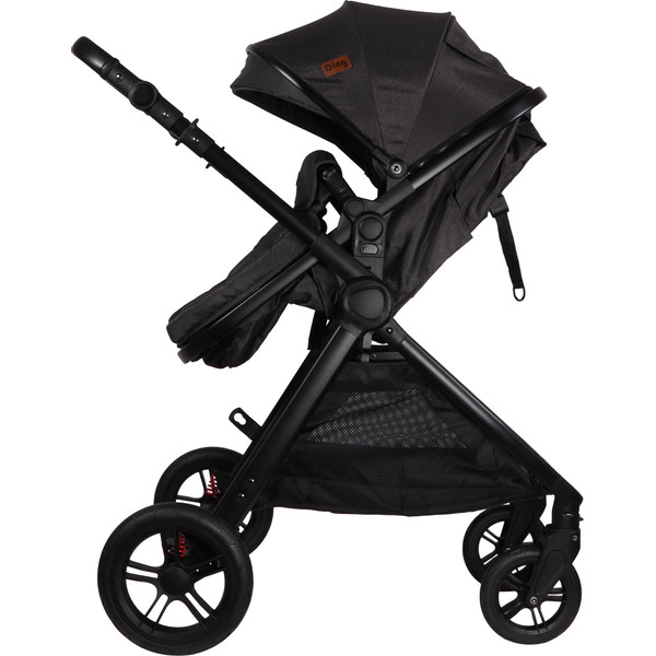 Ding Liam Anthracite 3-in-1 Combi Kinderwagen Incl. Autostoel DI-381711