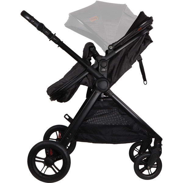 Ding Liam Anthracite 3-in-1 Combi Kinderwagen Incl. Autostoel DI-381711