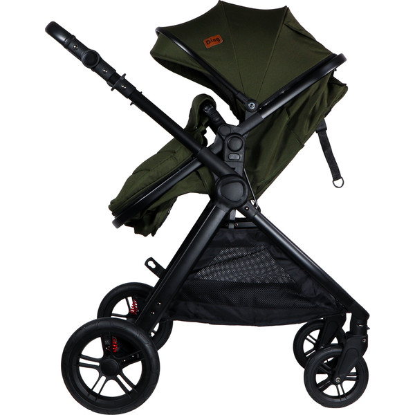 Ding Liam Forest Green 3-in-1 Combi Kinderwagen Incl. Autostoel DI-381713