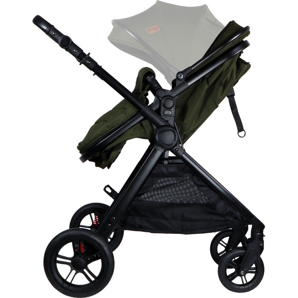 Ding Liam Forest Green 3-in-1 Combi Kinderwagen Incl. Autostoel DI-381713