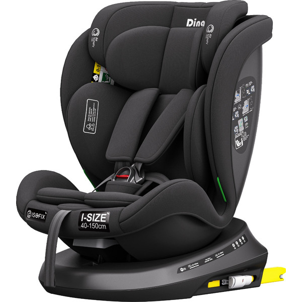Ding Aiden Black 40-150 cm 360° i-Size Autostoel DI-903123