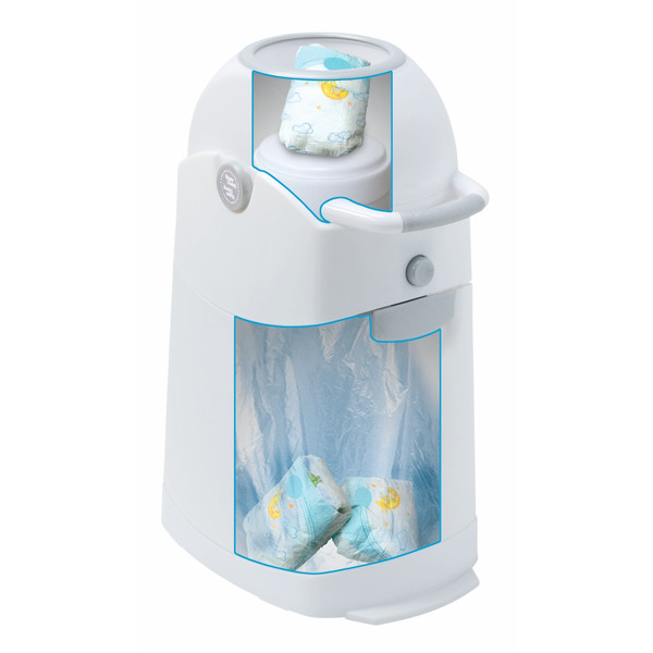 DiaperChamp Classic Regular Silver Luieremmer 4011