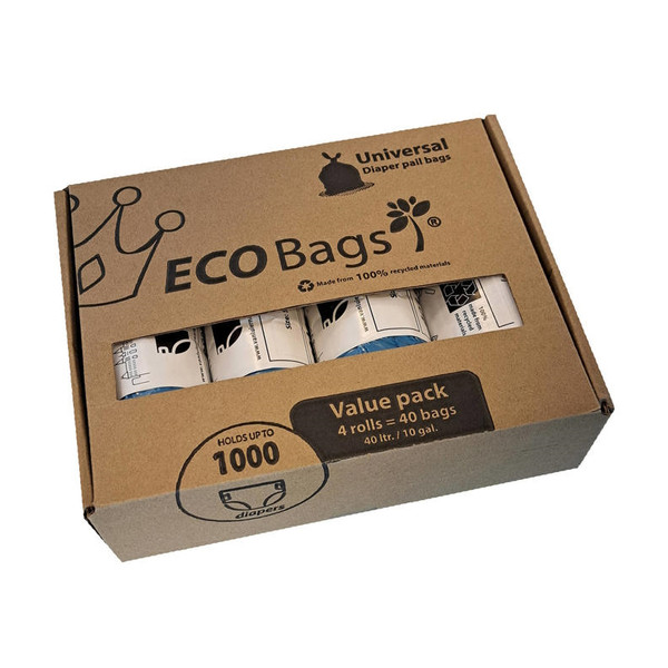 DiaperChamp ECO 4X 40L Valuepack Standaard Zak voor Luieremmer Regular 2123