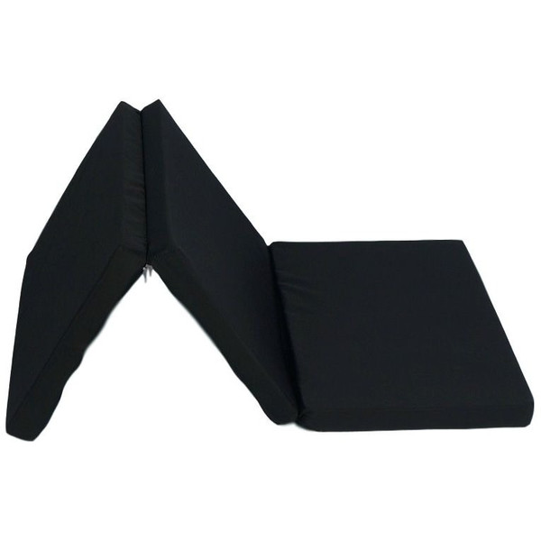 Ding Basic Grey Complete Logeerset Campingbedje + Opvouwbaar Matras in Tas