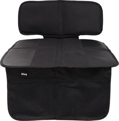 Ding Zwart Waterproof Autostoelbeschermer met Opbergvakjes