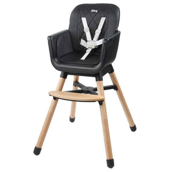 Ding Daily Black Houten Kinderstoel DI-926740
