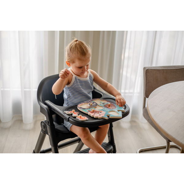 Weekendaanbieding: Ding Elin Zwart Inklapbare Meegroei Kinderstoel