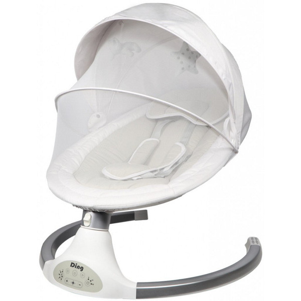Ding Hugg Silver/White Swing Babyschommel DI-939586