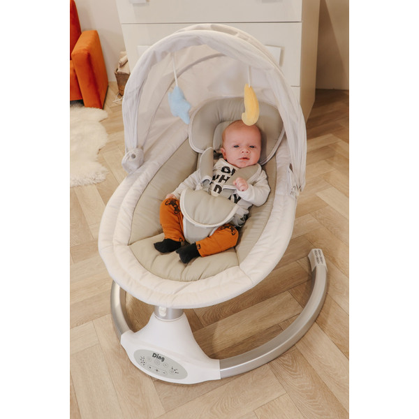 Ding Hugg Silver/White Swing Babyschommel DI-939586