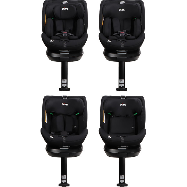 Ding Kai Black 40-150cm 360° i-Size Autostoel DI-926771