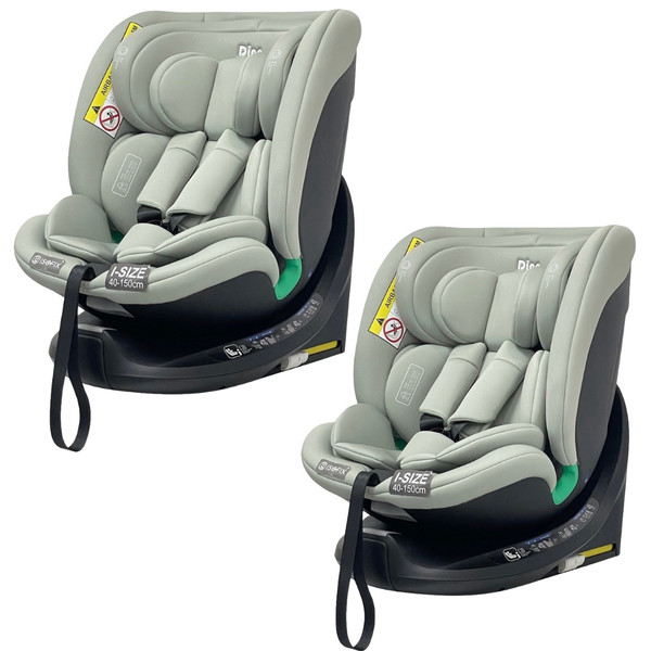 Weekendaanbieding: Ding Mae Jade 40-150 cm 360° i-Size Autostoel - Set van 2