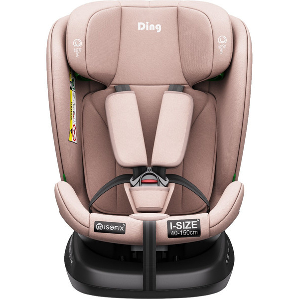 Ding Aiden Pink 40-150 cm 360° i-Size Autostoel - Set van 2