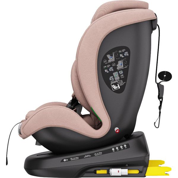 Ding Aiden Pink 40-150 cm 360° i-Size Autostoel - Set van 2