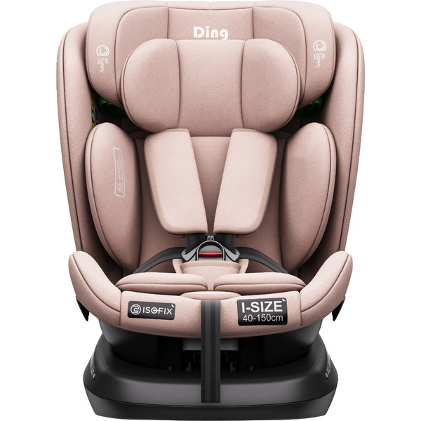 Ding Aiden Pink 40-150 cm 360° i-Size Autostoel - Set van 2