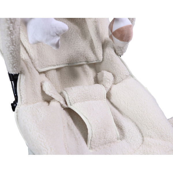 Ding Viggo Bouclé Off-white Wipstoel DI-903574
