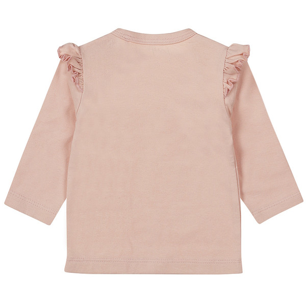 Dirkje Organic Dusty Pink Maat 50 Loved T-Shirt Lange Mouw WN1214 NOOS