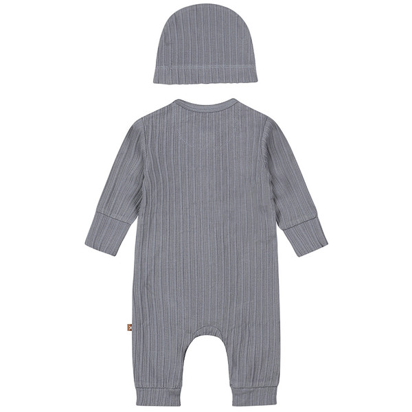 Dirkje Organic Faded Blue Maat 56 Boxpakje met Mutsje MamaLoes
