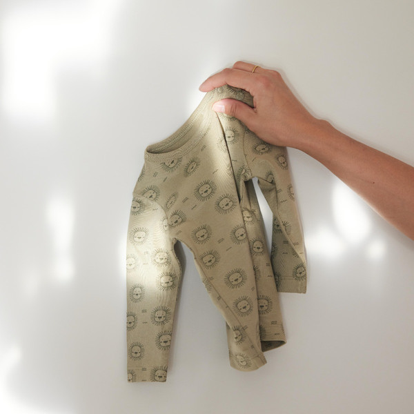 Dirkje Organic Faded Green Maat 50 Lions T-Shirt Lange Mouw WN1282 NOOS