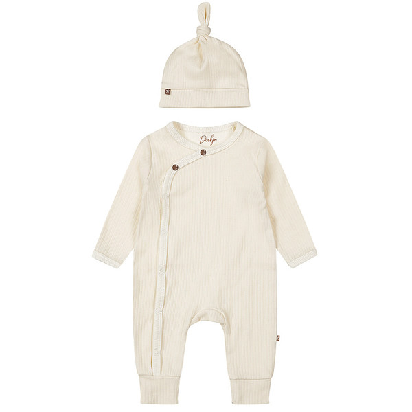Dirkje Organic Off White Maat 62 Boxpakje met Mutsje MamaLoes