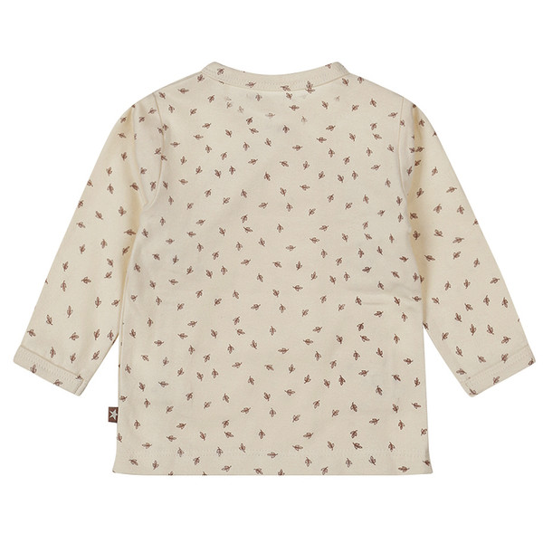 Dirkje Organic Off White Maat 50 Overslag T-shirt Lange Mouw WN1244 NOOS