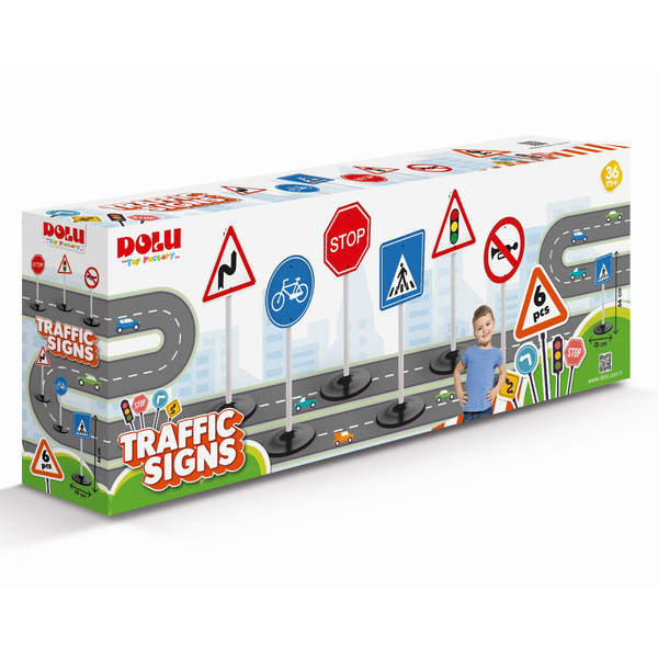 Dolu 6-delige Verkeersborden Speelset 8080