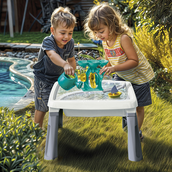 Dolu Creativity Grijs/Wit Zand- en Watertafel 2677