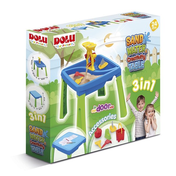 Dolu Creativity Groen/Blauw Zand- en Watertafel 3077