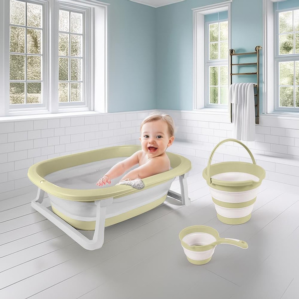 Dolu Eco Groen 3-delige Opvouwbare Badset 7272