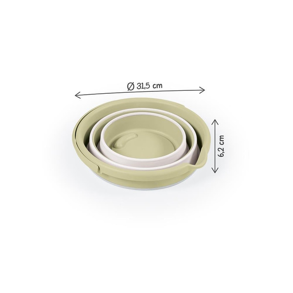 Dolu Eco Groen 3-delige Opvouwbare Badset 7272