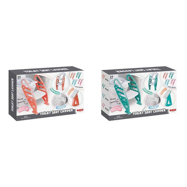 Dolu Grijs Toilettrainer met Trapje 7245