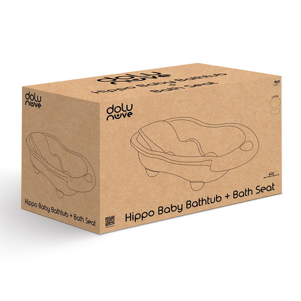 Dolu Hippo Relax Beige Badje met Badzitje 7268