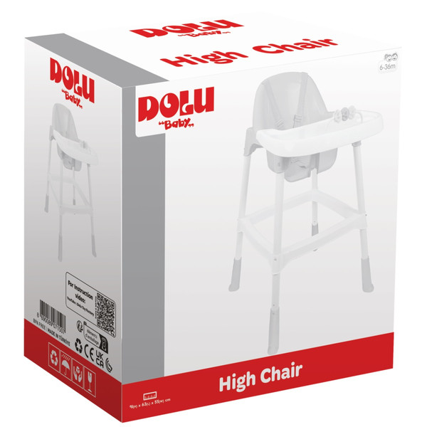 Dolu Play Grijs Kinderstoel 7150