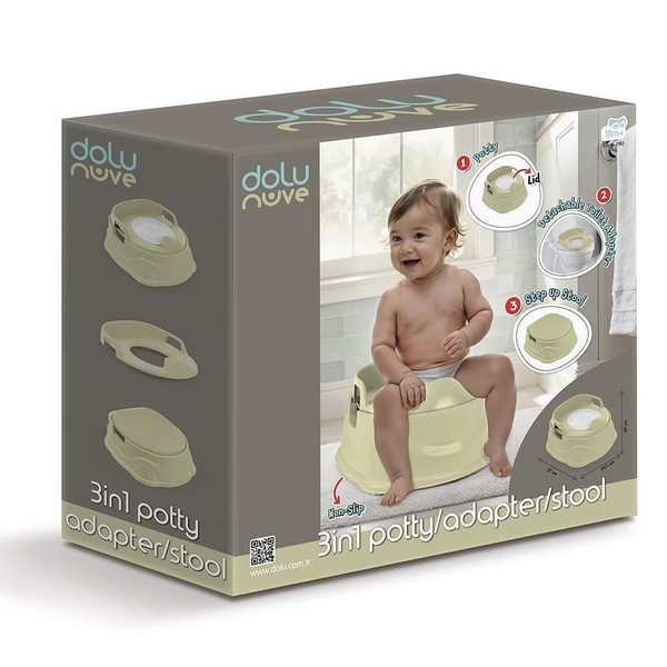 Dolu Relax Beige 3-in-1 Potje 7182