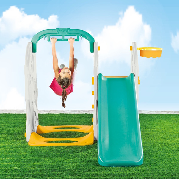 Dolu Turquoise/Geel 4-in-1 Speeltoestel 2623