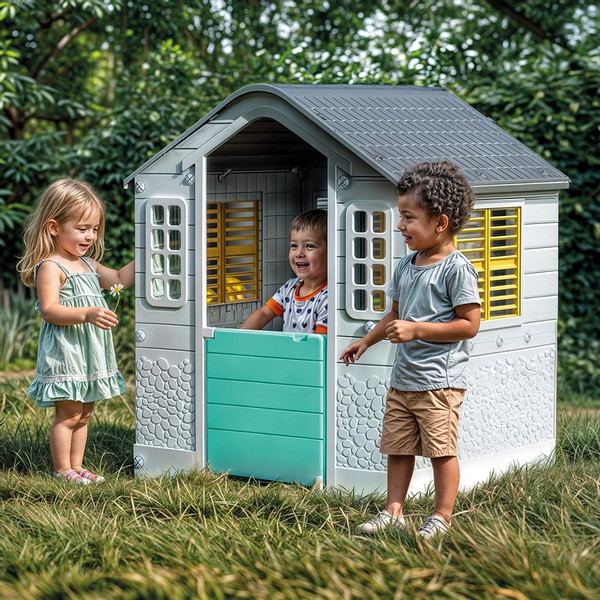 Dolu Turquoise/Geel Speelhuisje 3311