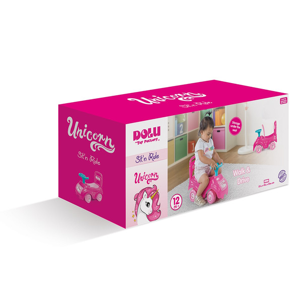 Dolu Unicorn Sit 'n Ride Loopauto 2522