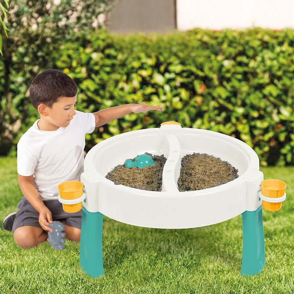 Dolu Wit/Turquoise Zand- en Watertafel