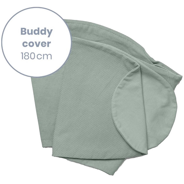 Doomoo Buddy Corduroy Green Voedingskussenhoes BC B94