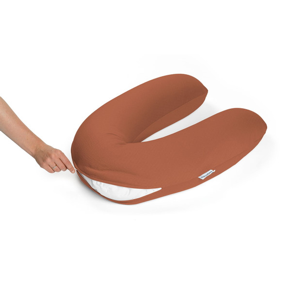 Doomoo Buddy Tetra Jersey Terracotta Voedingskussenhoes BC B82