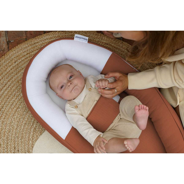 Doomoo Cocoon Tetra Jersey Terracotta Babynest CO 11
