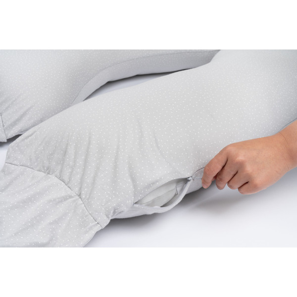 Doomoo Maxxy Little Dots Grey XXL Zwangerschapskussen XXL03