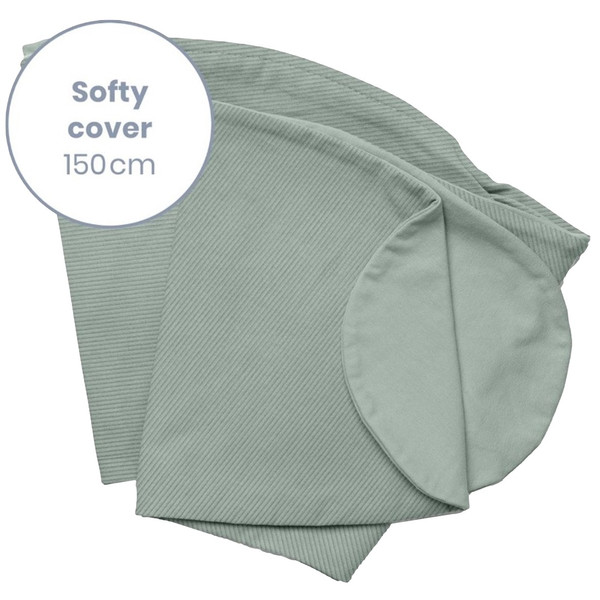 Doomoo Softy Corduroy Green Voedingskussenhoes SC S94