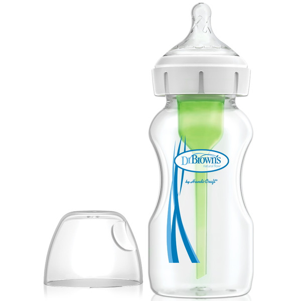 Kudde Huidige Vertrappen Dr Brown's Options+ Anti-colic 270ml Brede Hals Fles WB91600-BEX +