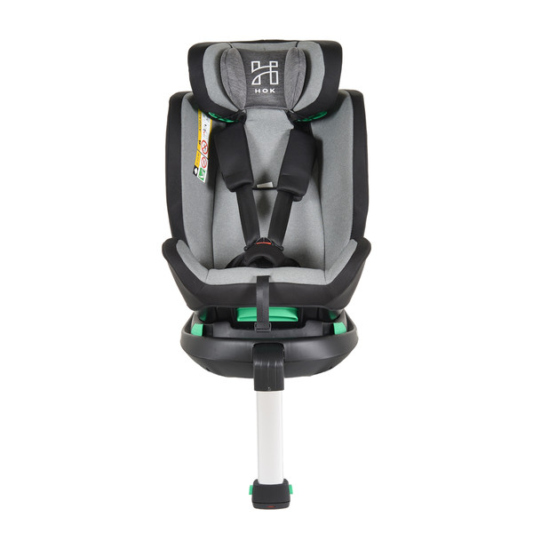 Eco Baby Hok Grijs 40-150cm 360° i-Size Autostoel