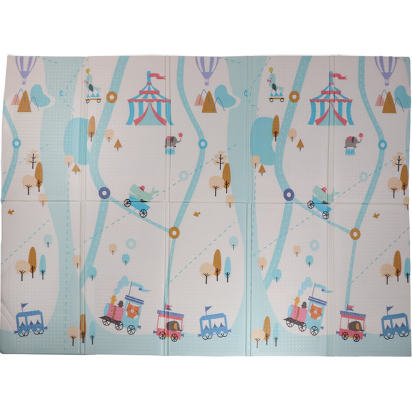 Eco Toys 200 x 150 cm Voertuigen Omkeerbare Speelmat