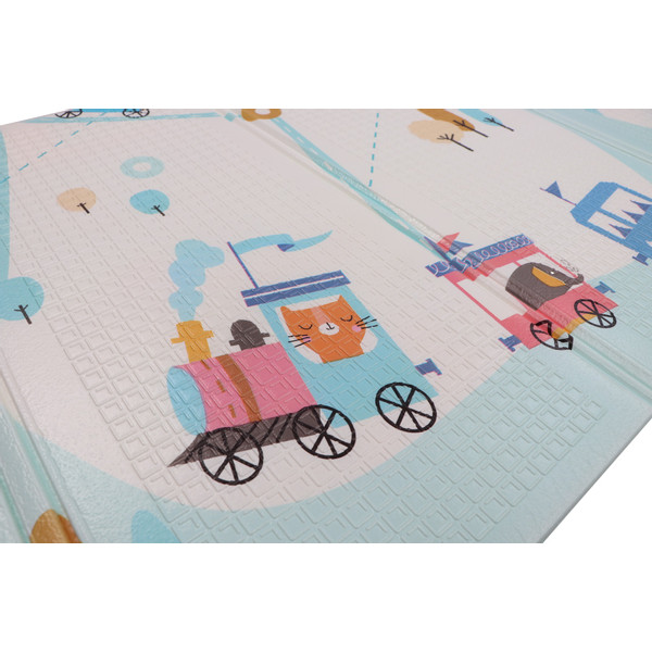 Eco Toys 200 x 150 cm Voertuigen Omkeerbare Speelmat