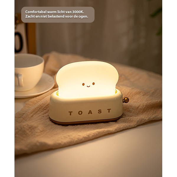 Eco Toys Wit Broodrooster Nachtlampje HC721296