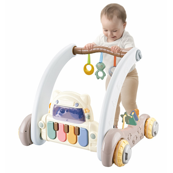 Eco Toys Blauw 2-in-1 Activiteiten Speelkleed en Looptrainer HC629764