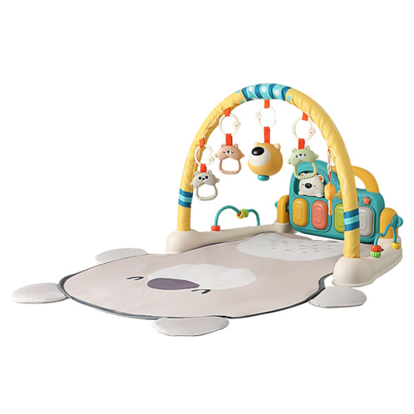 Eco Toys Cute Bear Groen Multifunctioneel Speelkleed met Speelboog HC641245